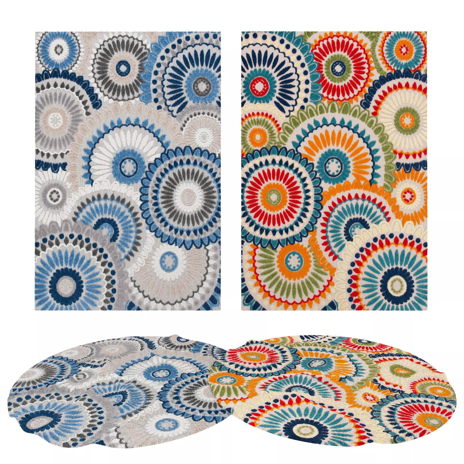 Rugs No 421 Low-poly 3D model