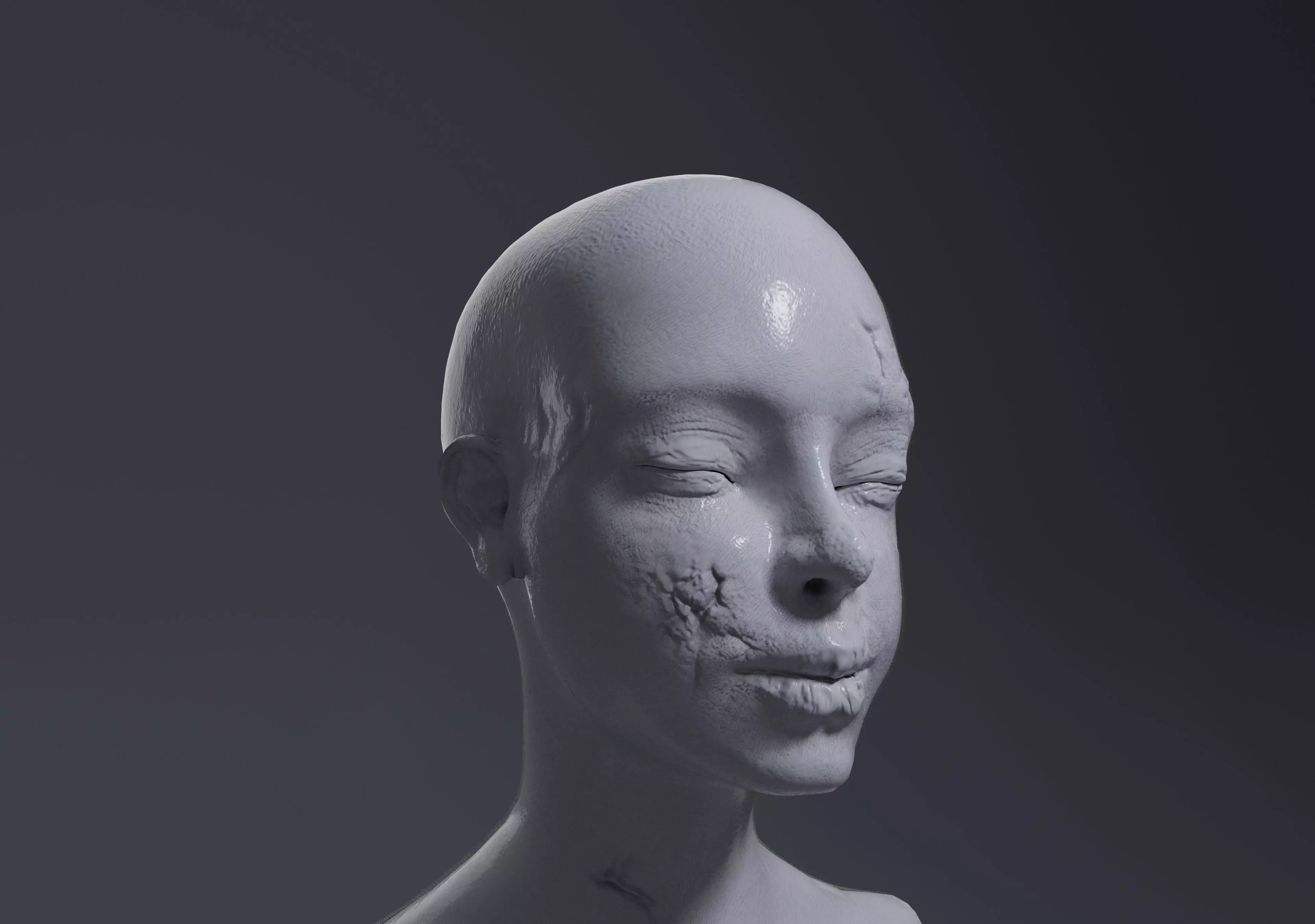 head from me to u Free 3D model