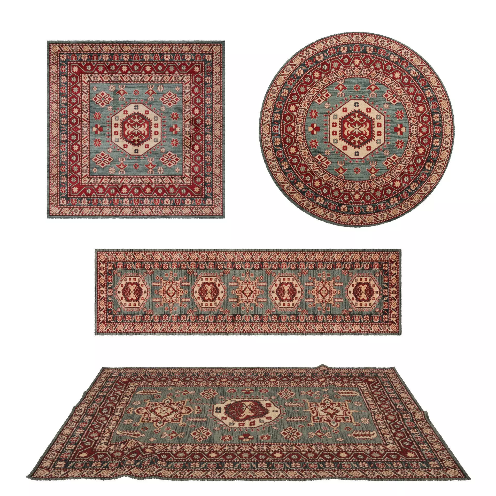 Rugs No 423 Low-poly 3D model