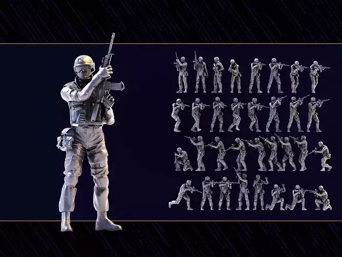 SWAT figures Set 01