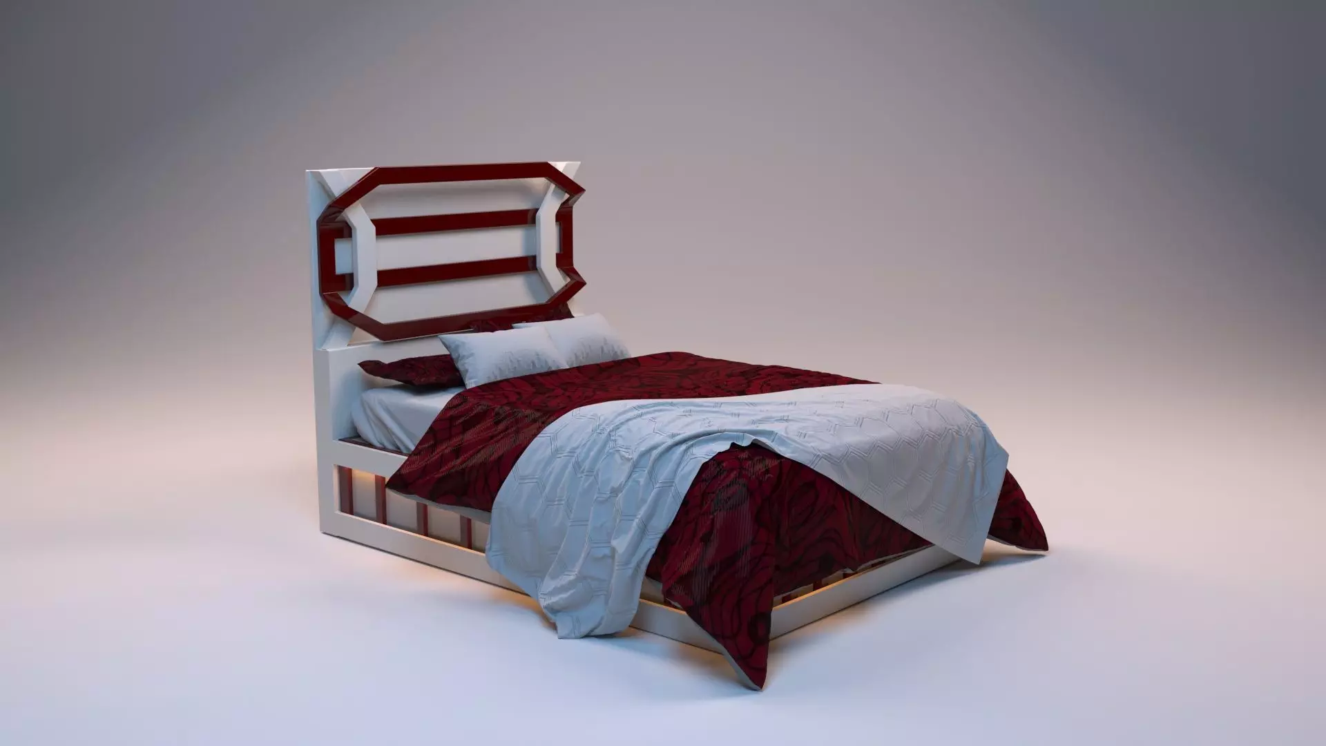 Modern Bed 3D model
