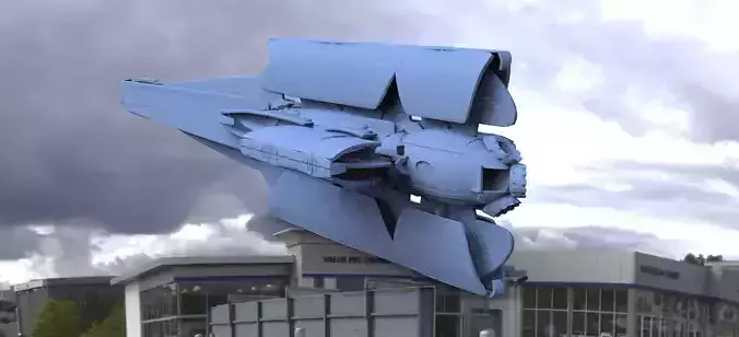 Spaceship design 3 3D