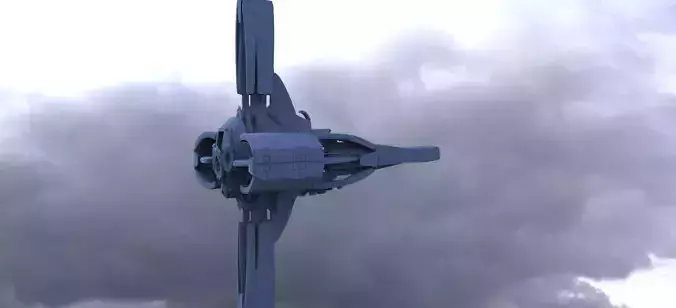 Spaceship design 6 3D