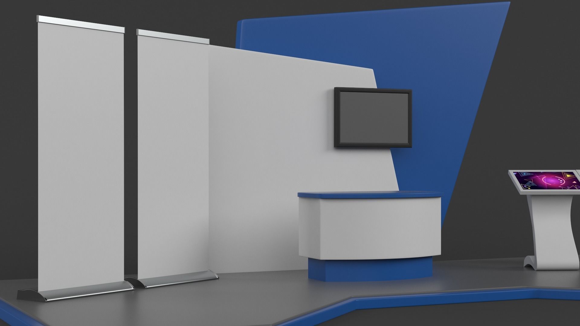 Exhibition Stand Design 3D model_5