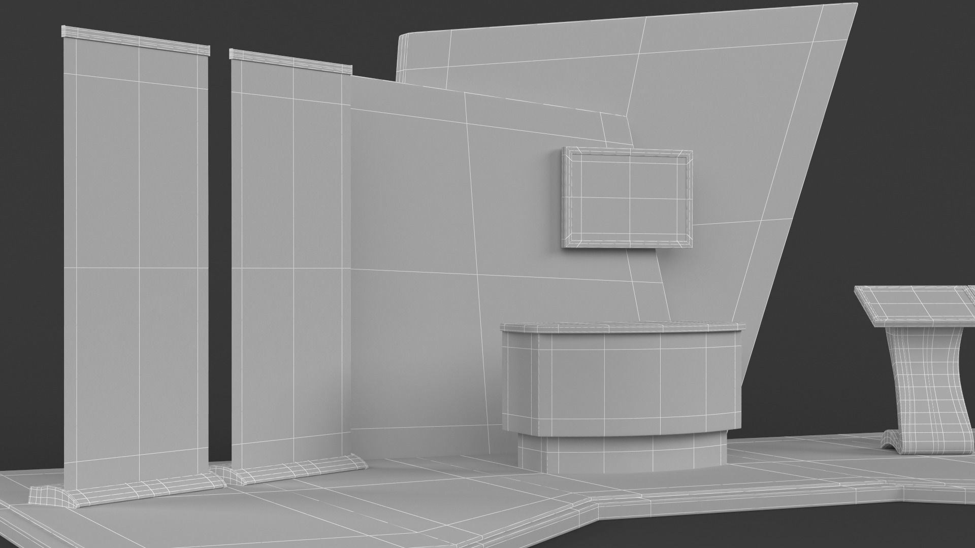 Exhibition Stand Design 3D model_11