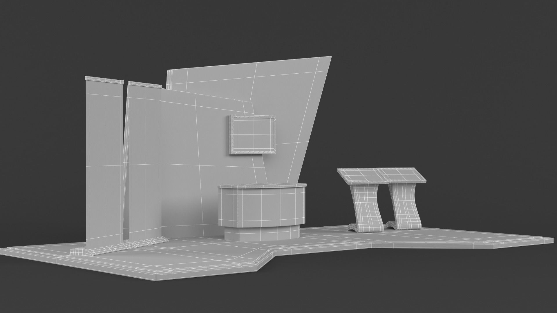 Exhibition Stand Design 3D model_8