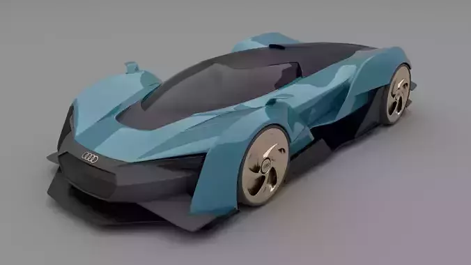 Audi luxury and space car