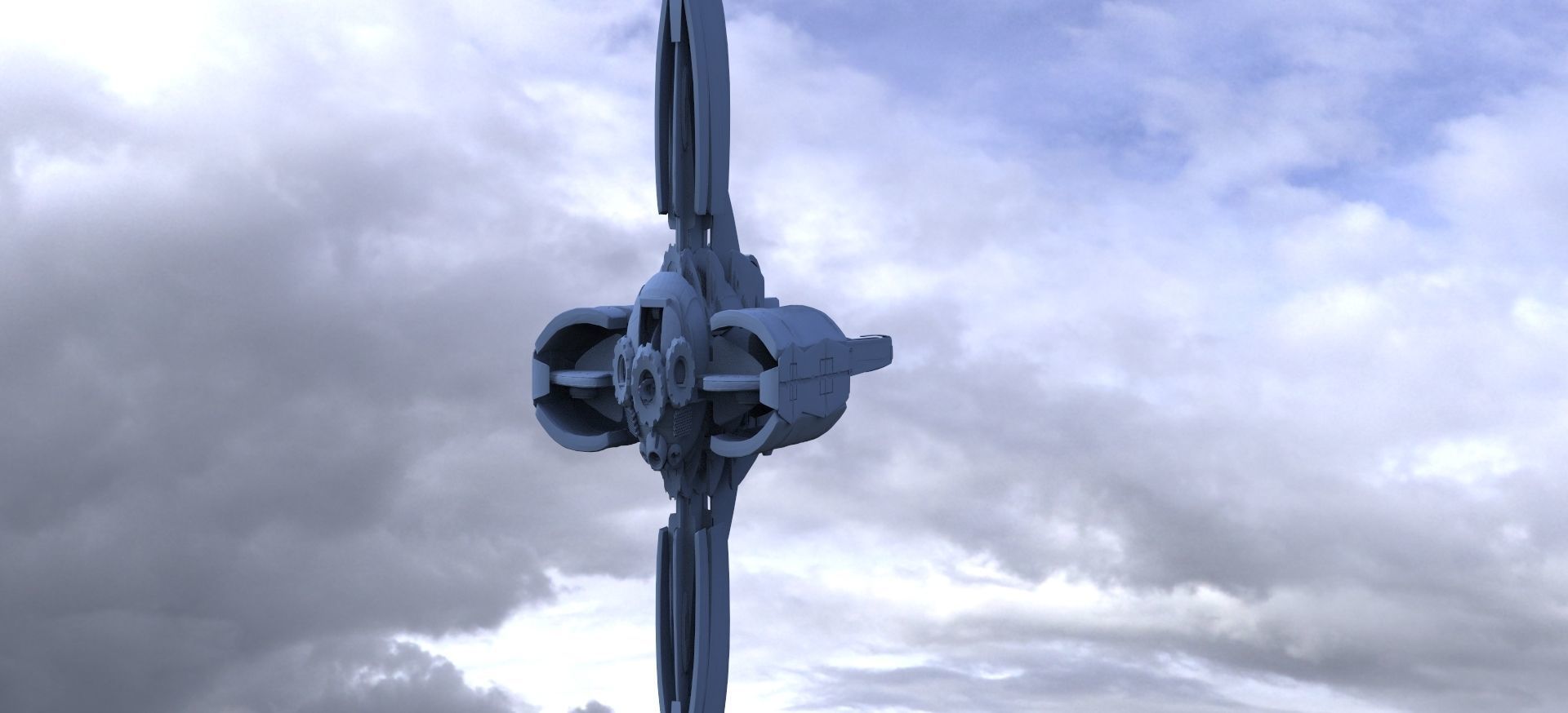 7 Spaceship Designs 3D model_7