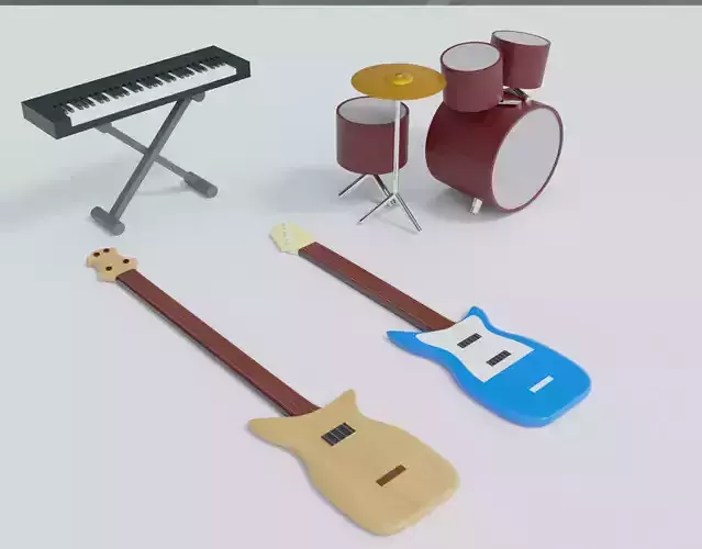 Rock Instruments Set