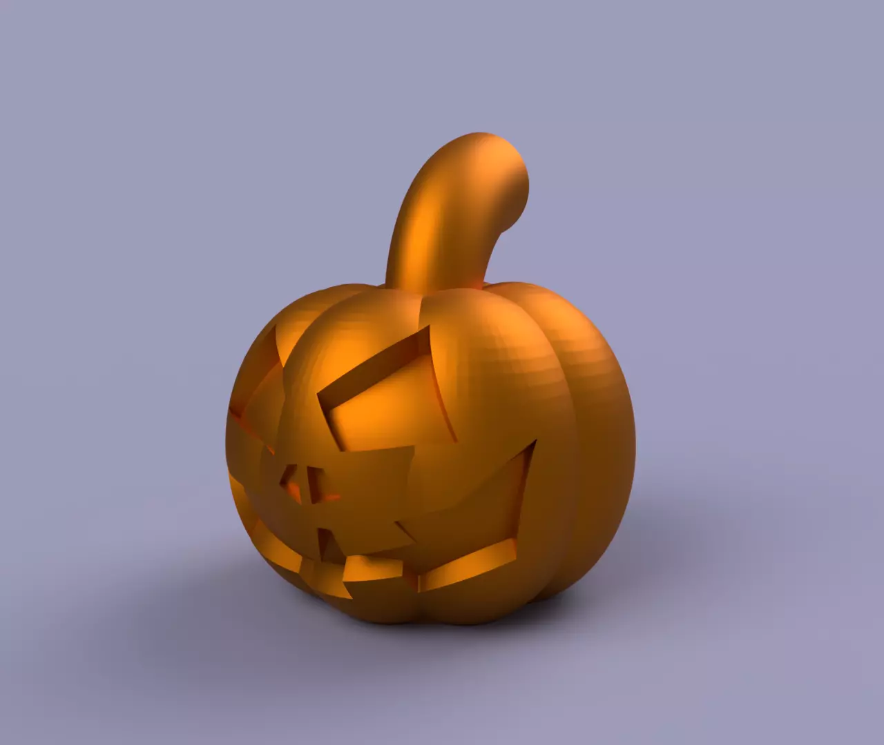 Halloween Pumpkin hookah mouthpiece Adaptador cachimba calabaza 3D print model