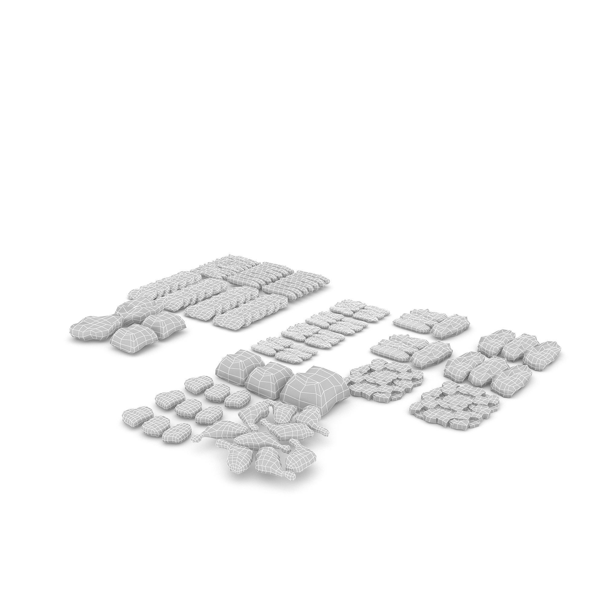 3D meat and sausage varieties model Low-poly 3D model_5