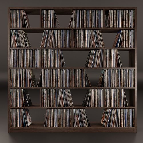 Vinyl Storage No14 3D model 3