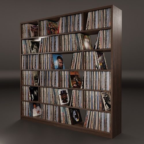 Vinyl Storage No14 3D model 2