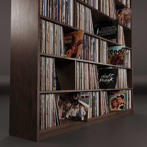 Vinyl Storage No14 3D model 4
