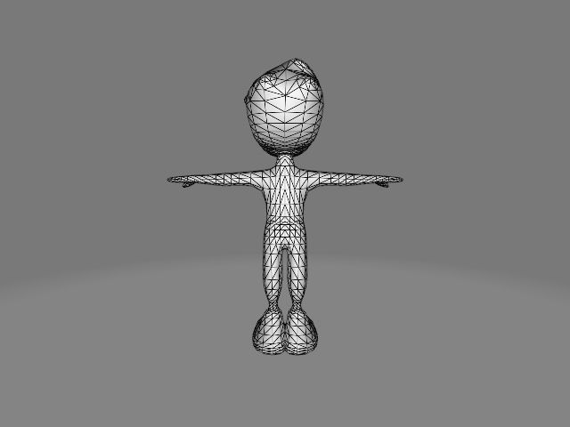 Low-Poly Character RIG Low-poly 3D model_6