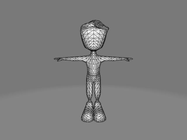 Low-Poly Character RIG Low-poly 3D model_4