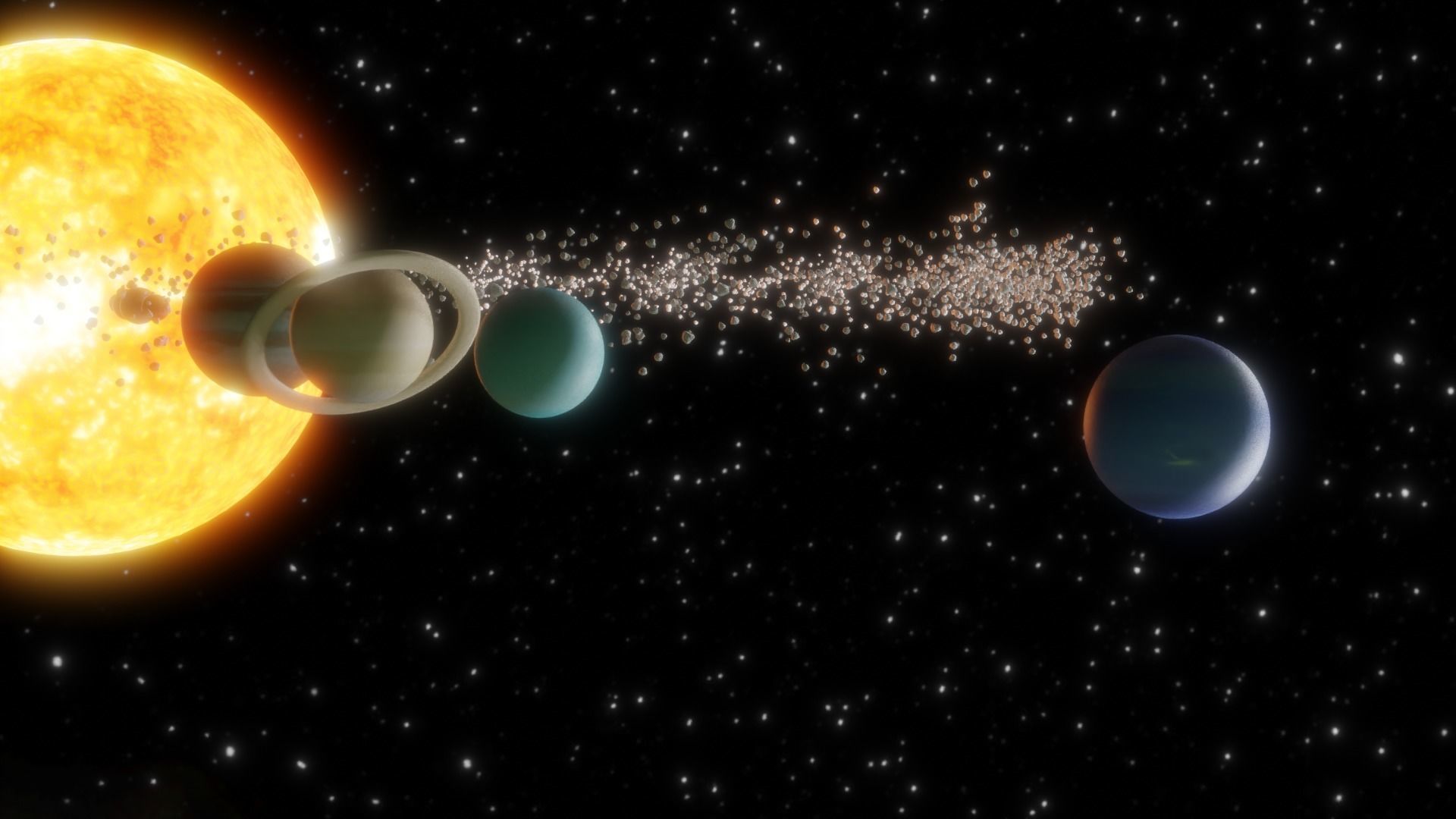 Solar System Free Download Free 3D model_1