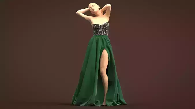 Female Dress  Free 3D model