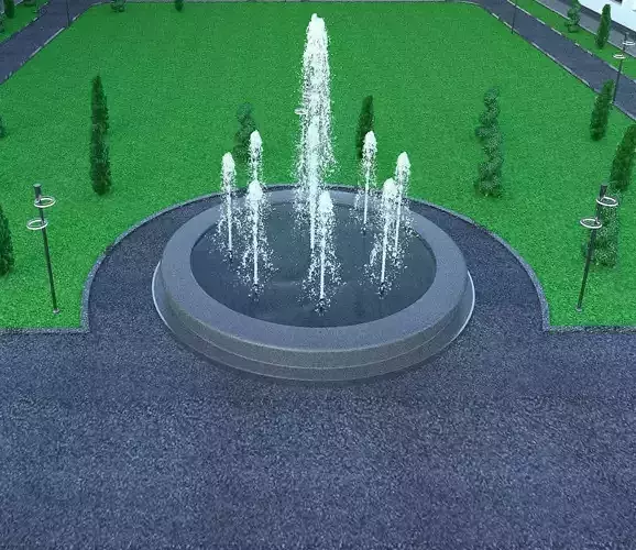 MODEL FOUNTAIN in park