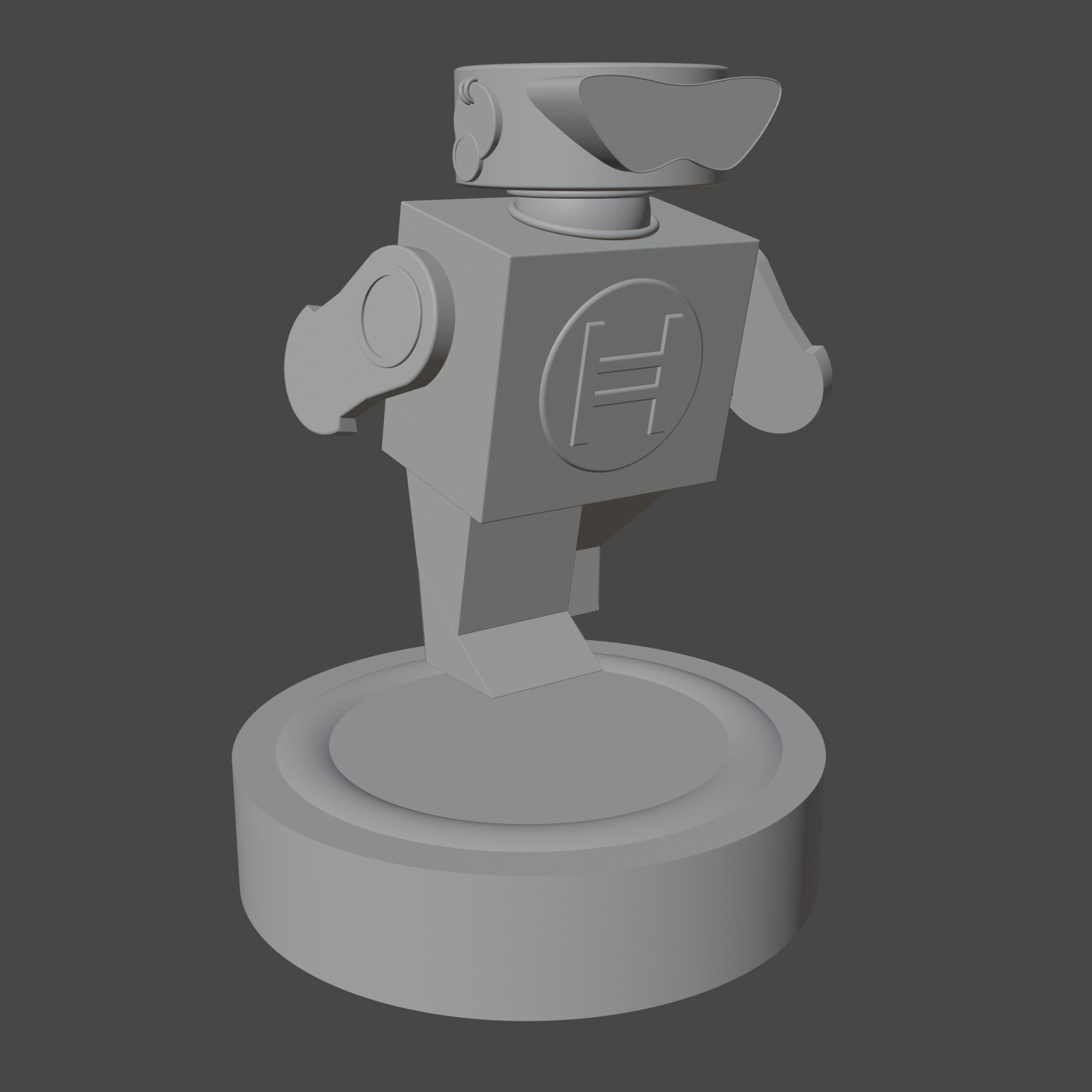 SCI-FI ROBOT Low-poly 3D model_4
