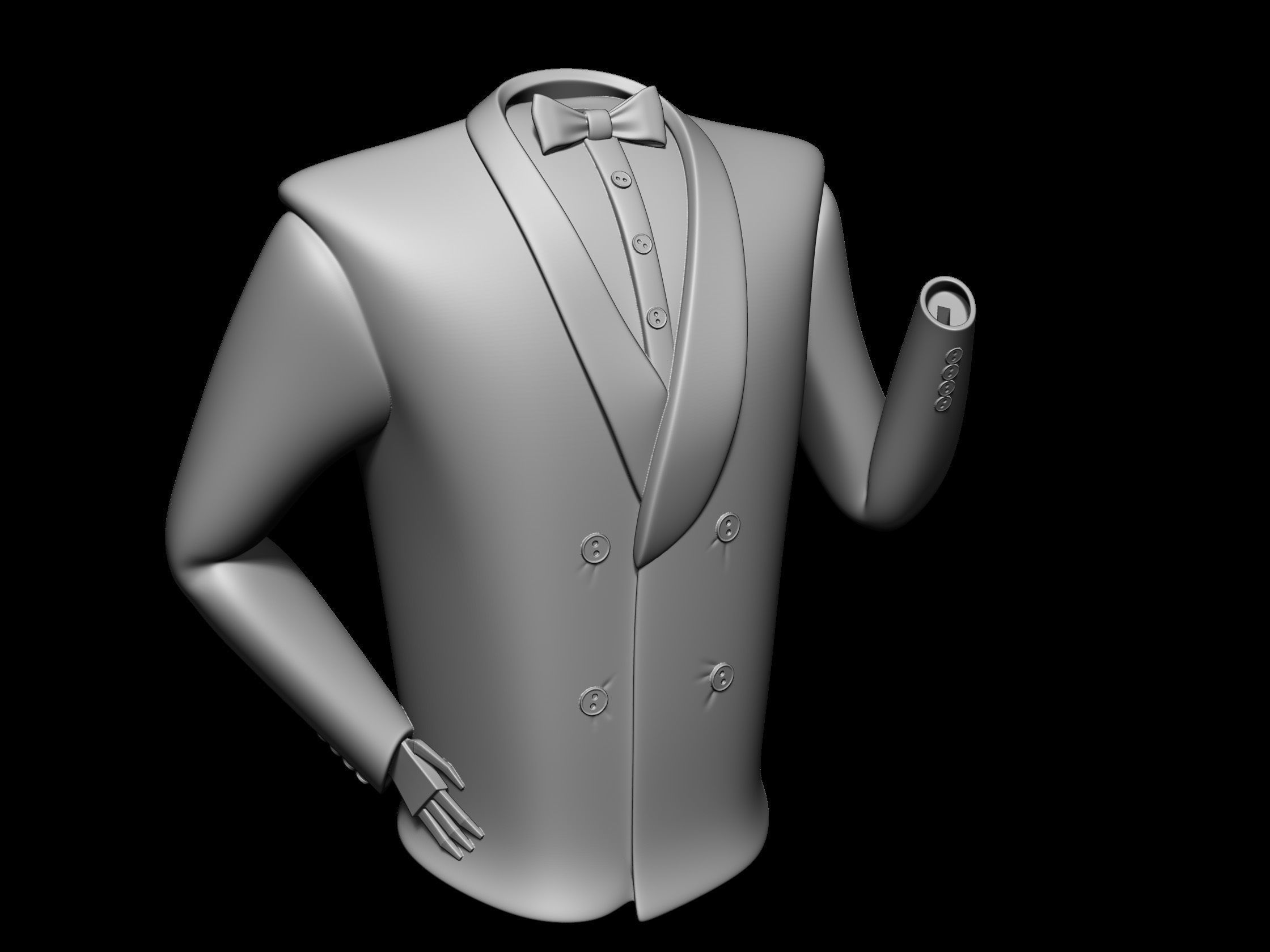 Manny Calavera - Grim Fandango 3D print model_4