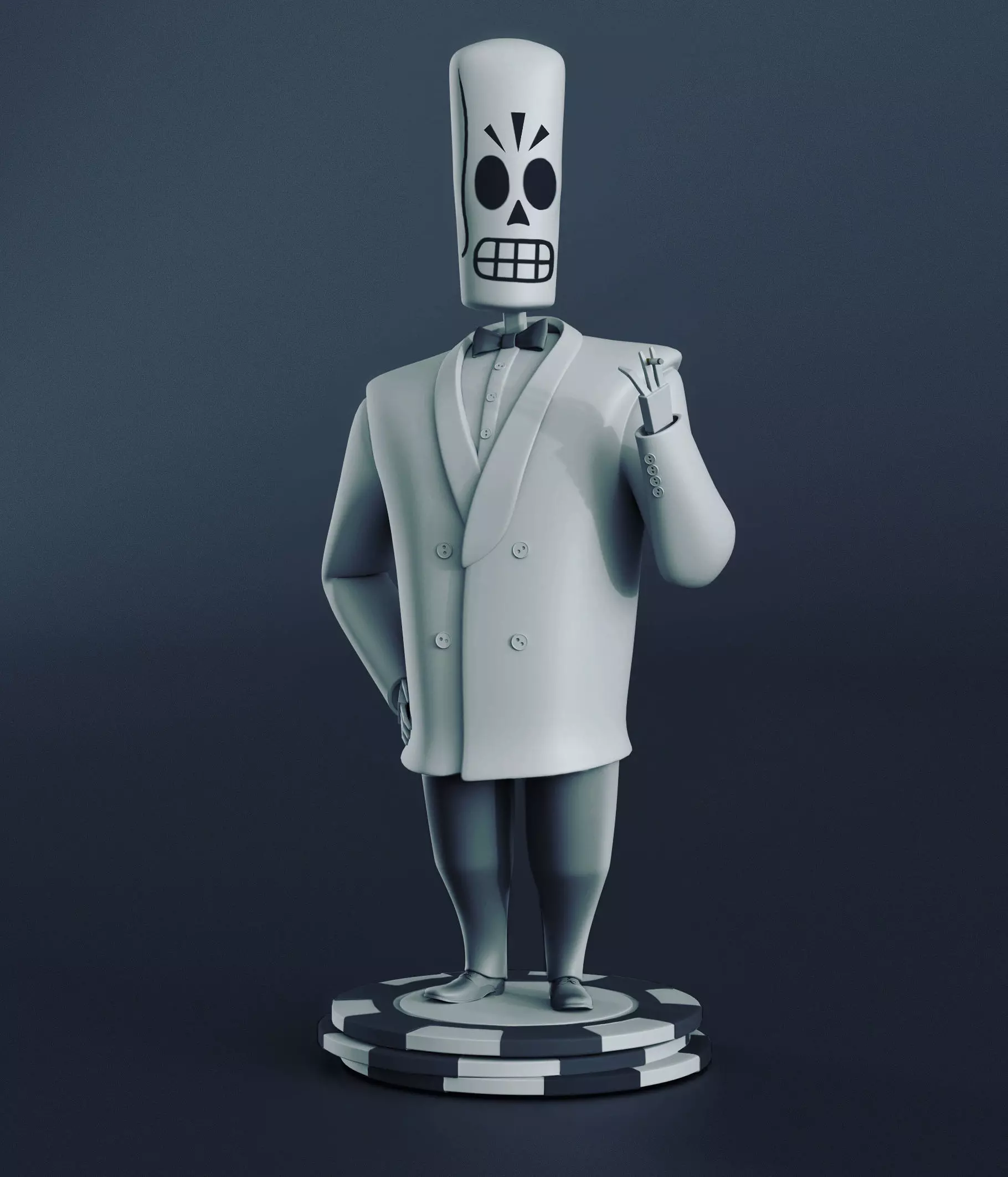 Manny Calavera - Grim Fandango 3D print model_0