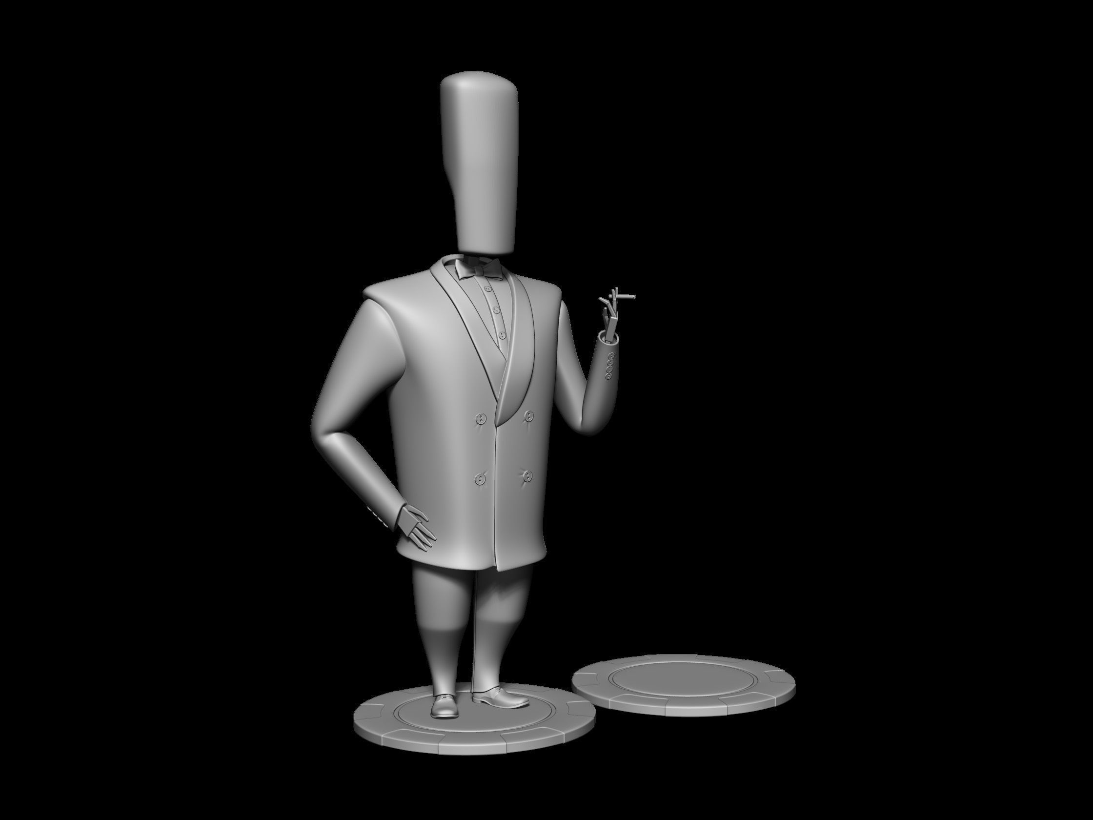 Manny Calavera - Grim Fandango 3D print model_1