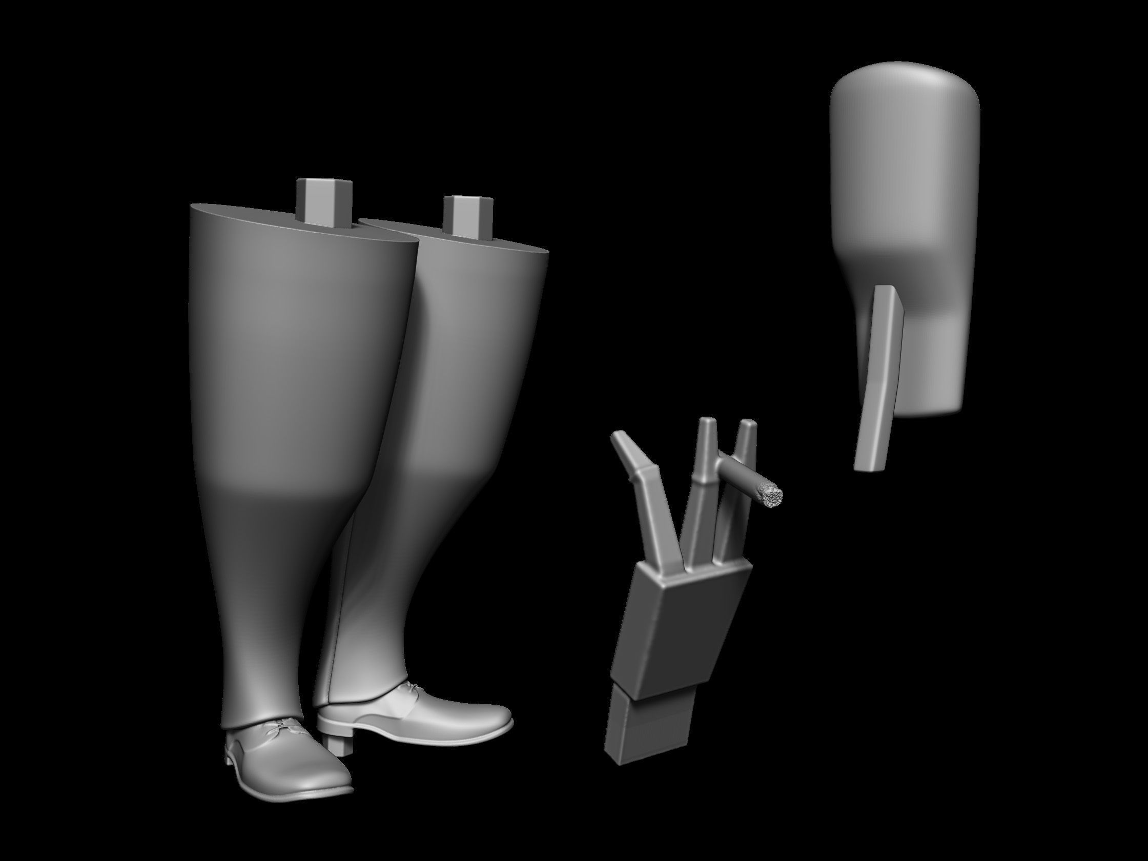 Manny Calavera - Grim Fandango 3D print model_3