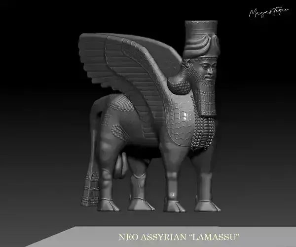 Neo Assyrian Lamassu 3D print