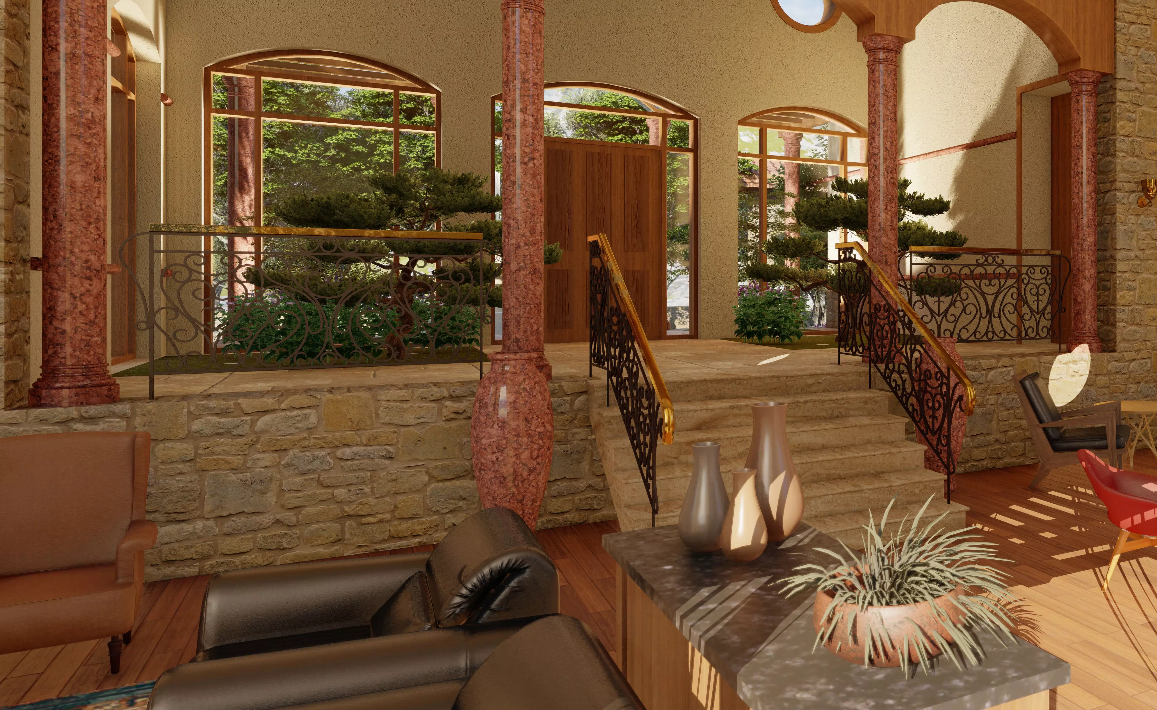 classic balustrade 3D model