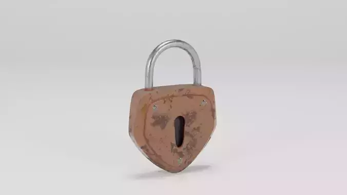 Rusty Old Vintage Padlock