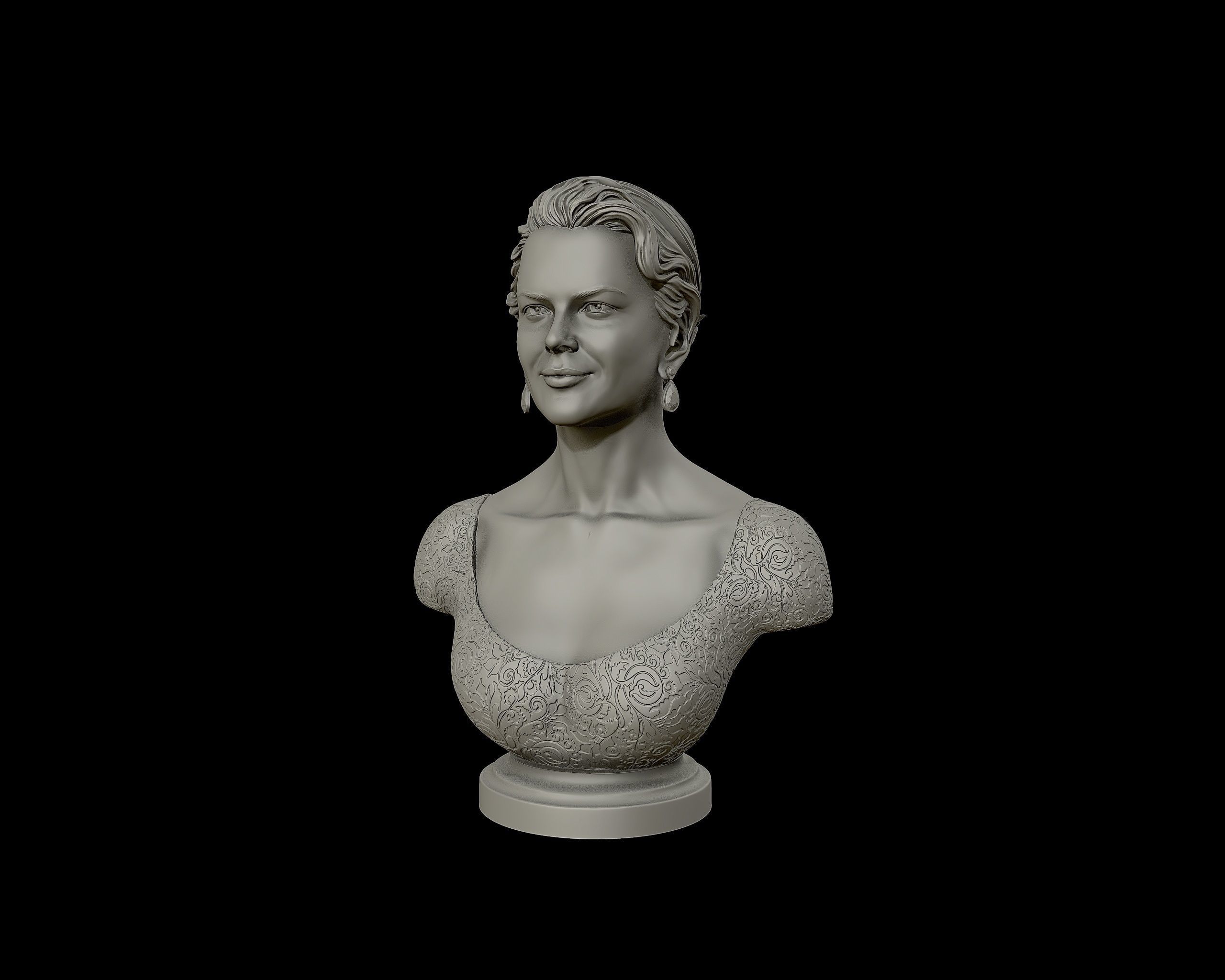 Nicole Kidman Bust Sculpture 3D print model_20