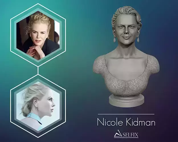Nicole Kidman Bust Sculpture