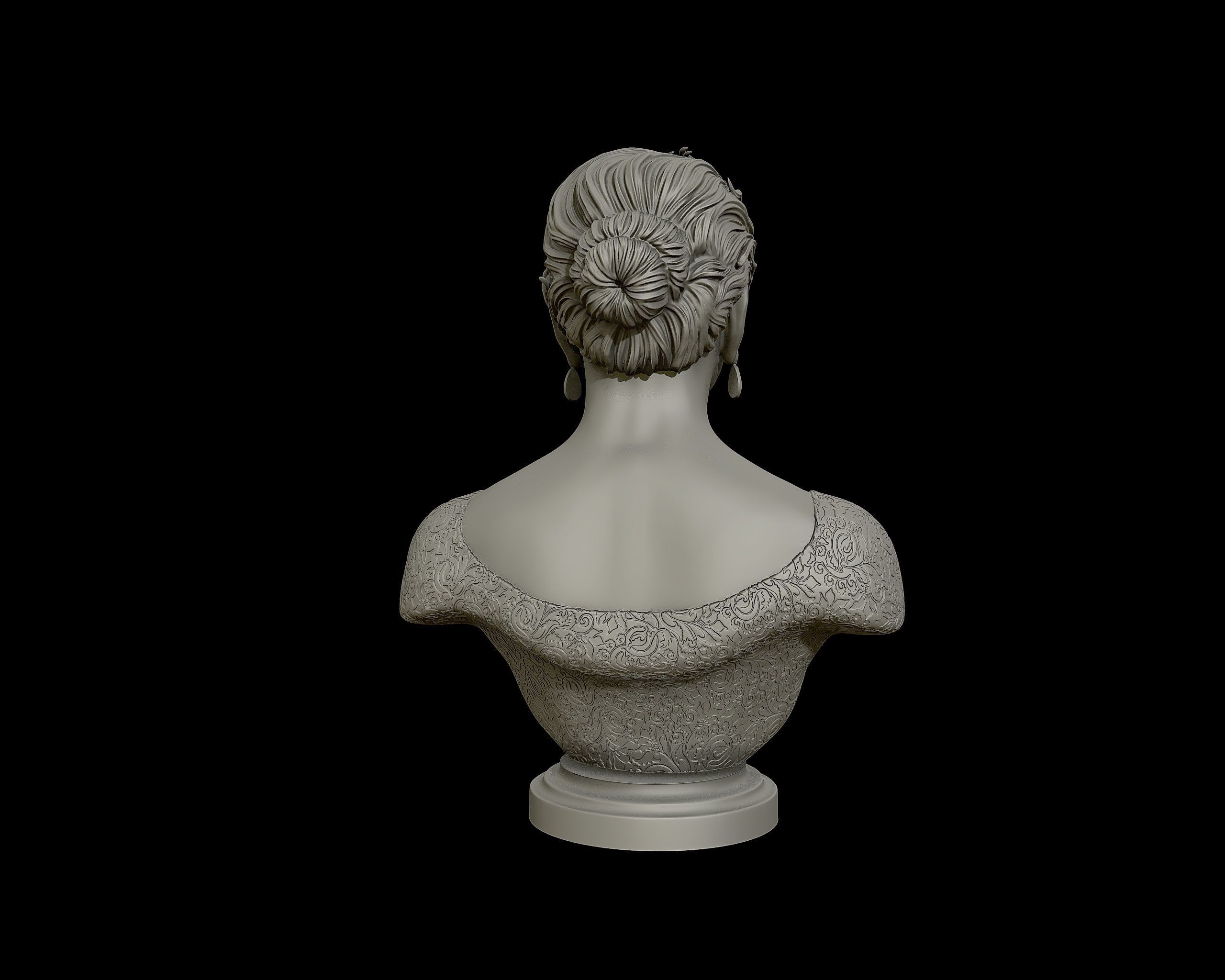 Nicole Kidman Bust Sculpture 3D print model_26