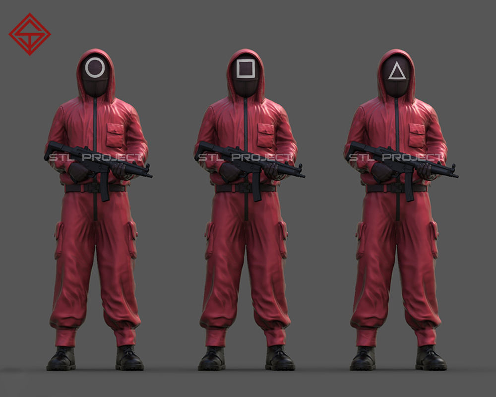 Pink Soldier 3D print model_1