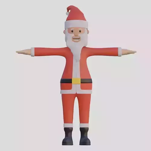 Santa Claus Christmas Cartoon Character