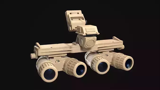 Night Vision Goggles PBG Game Ready Low-poly 3D model Night Vision Goggles PBG Game Ready Low-poly 3D model