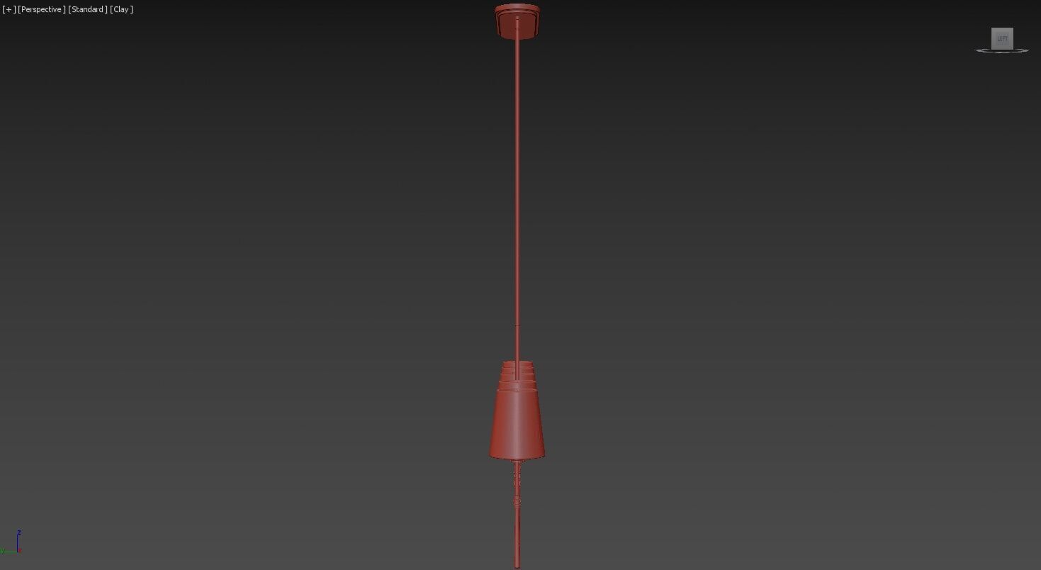 Rhodes Linear Chandelier 5 Light 3D model_14