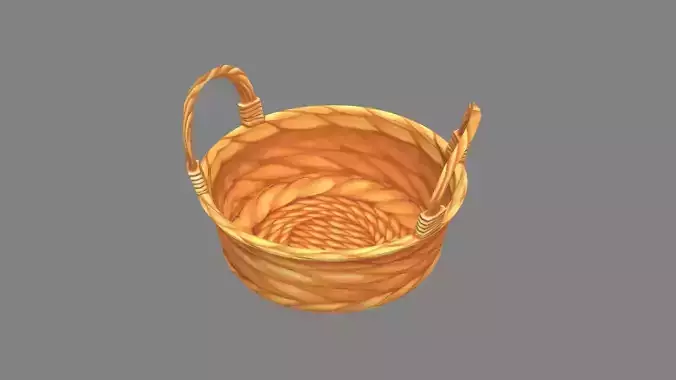 Cartoon vegetable basket