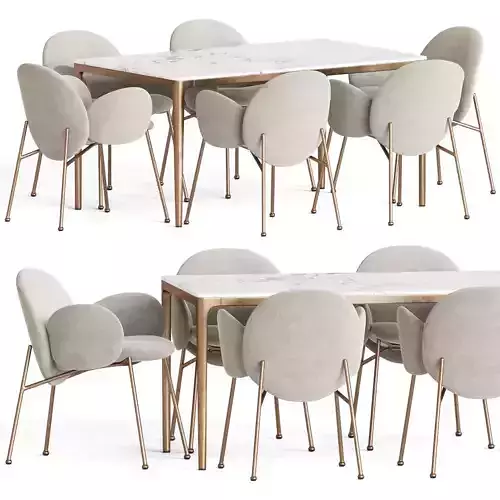 Basel Chair Canto Table Dining Set
