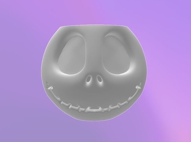 Jack Skellington Planter 3D print model