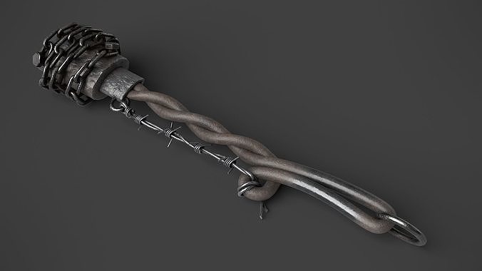 Modifiable Strike Weapon 04 Low-poly 3D model