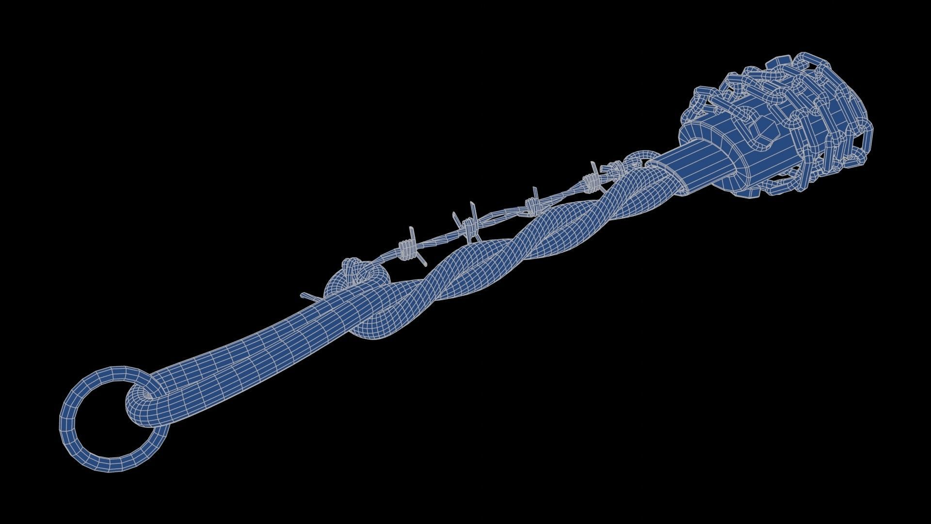 Modifiable Strike Weapon 04 Low-poly 3D model_22