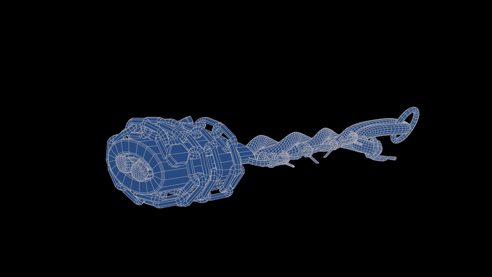 Modifiable Strike Weapon 04 Low-poly 3D model_23