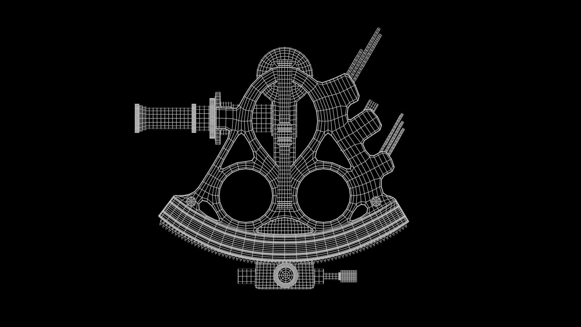 Sextant 3D model_15