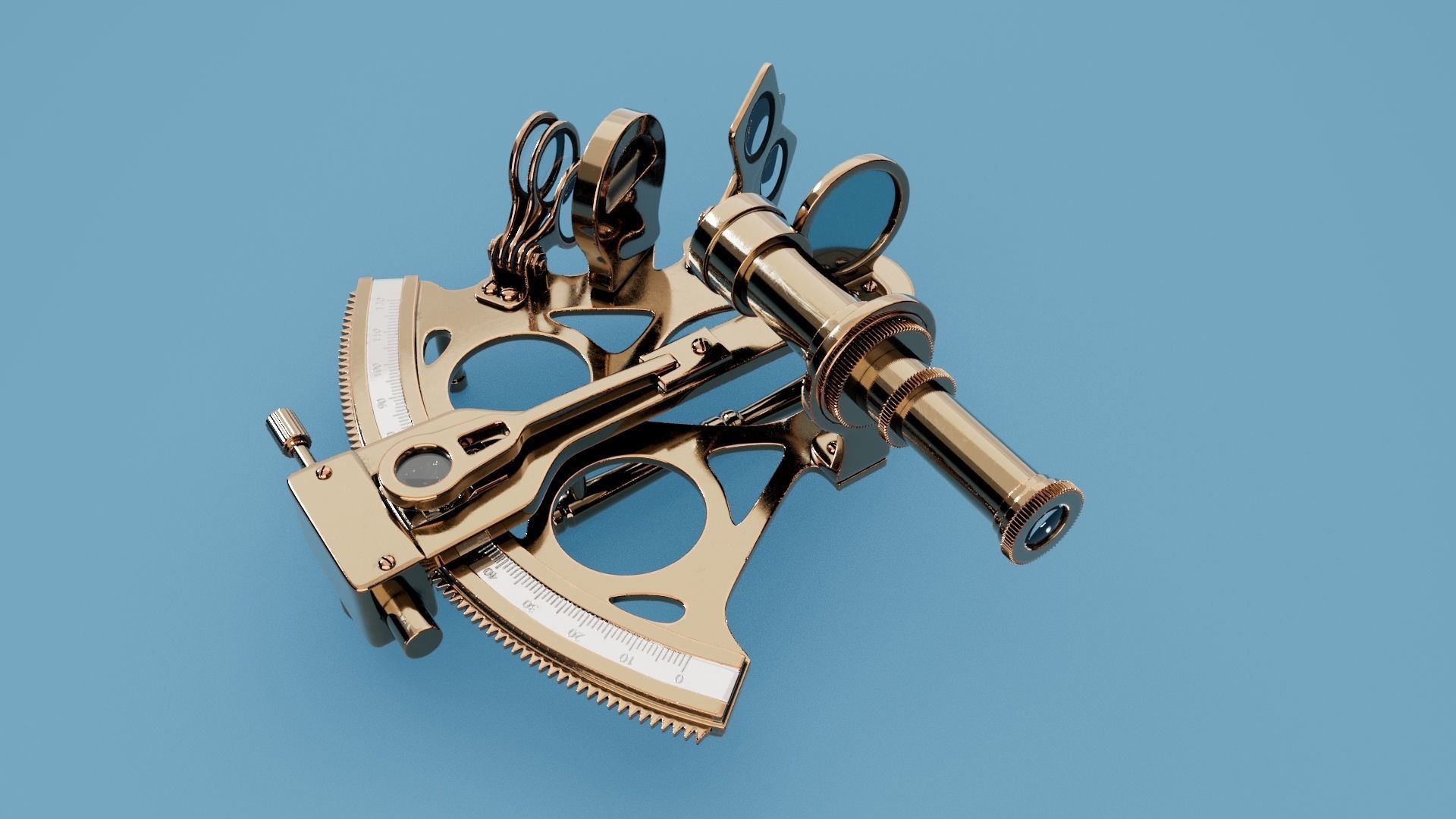 Sextant 3D model_6