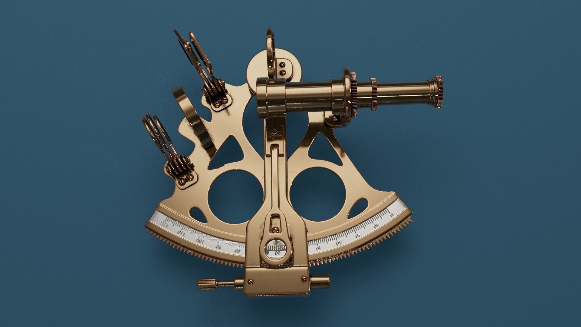 Sextant 3D model_7