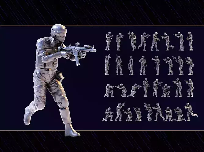 SWAT figures Set 02