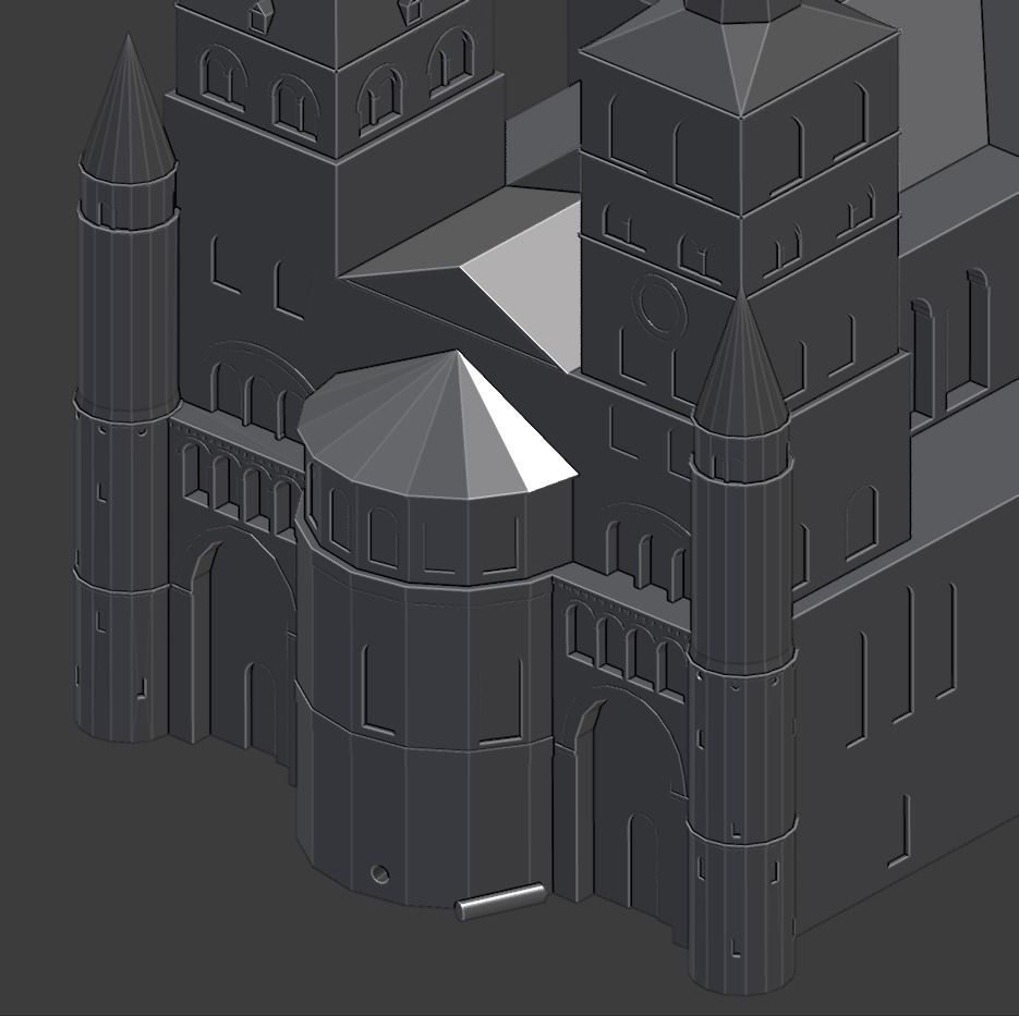 Trier cathedral 3D printable model 3D print model_11
