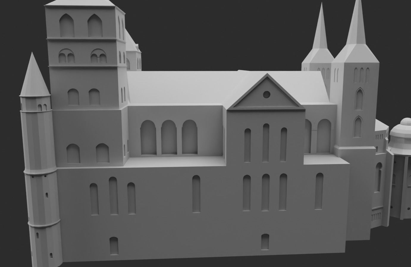 Trier cathedral 3D printable model 3D print model_2